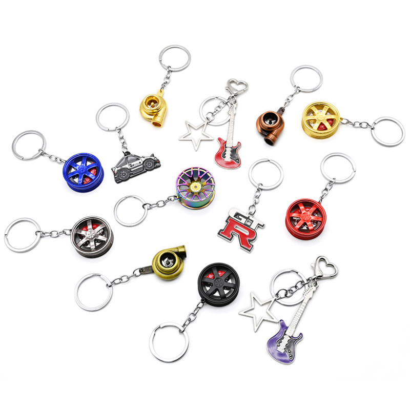 Metal Keychain Zinc Alloy 2D 3D Keychain Car Key Chain